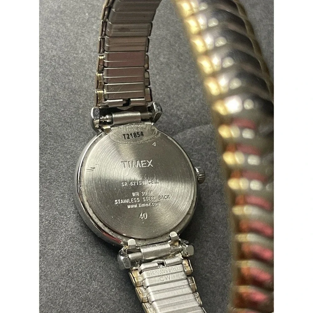Timex Cavatina T21854 Wrist Watch Women Stainless Steel Stretch Water Resistant